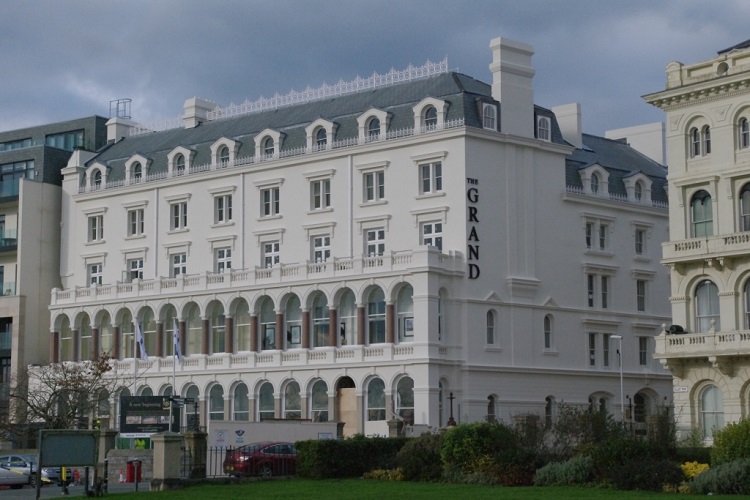 Grand Hotel, Plymouth Keim Paint Shop