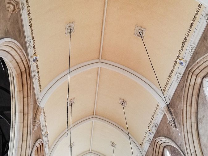 St Barnabas Church, Mitcham Keim Paint Shop