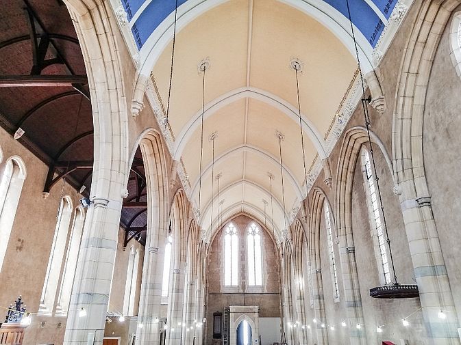 St Barnabas Church, Mitcham Keim Paint Shop