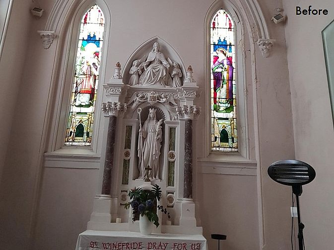 St Winefride’s Catholic Church Keim Paint Shop